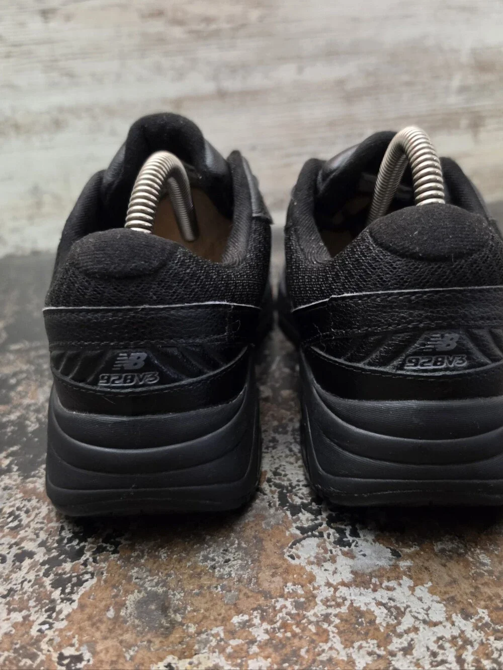 Womens New Balance 928 V3 Walking Shoes Sz 9 B Used Black Leather WW928BK3